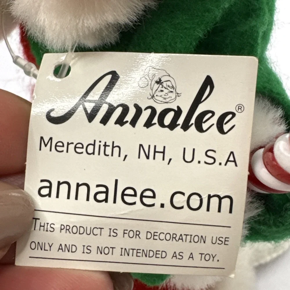 Annalee Christmas Peppermint Twist Mouse New Old‎ Stock 2008